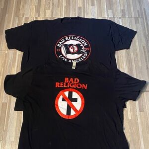 Black Bad Religion Mens XXL T-Shirts tee shirt band tee music vintage music 90s